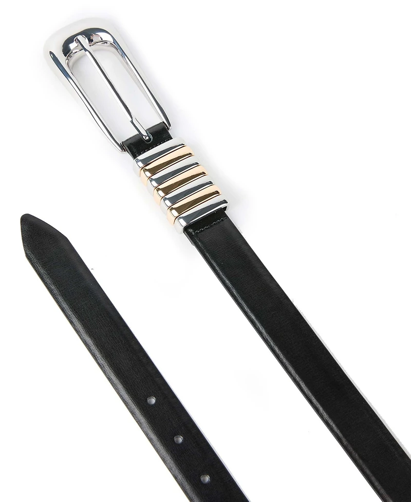 Ettika Metal Core Oversized Buckle Belt