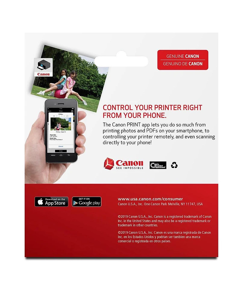 Canon 2 Pack Pg-260XL Black & Cl-261XL Color Ink Cartridge Value Pack for Pixma TR7020, TS5320 Printers