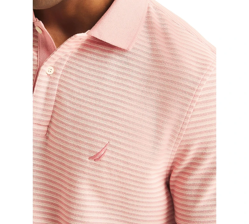 Nautica Men's Striped Classic-Fit Deck Polo Shirt