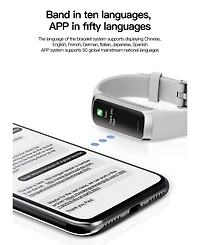 ruxing smart Amoled Health Smart Band: Hd Display + Bluetooth + Full Health Monitoring