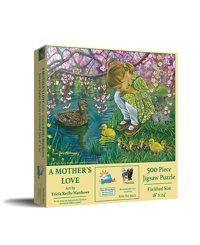 SunsOut A Mother's Love 500 piece Jigsaw Puzzle for Adults Mothers Day