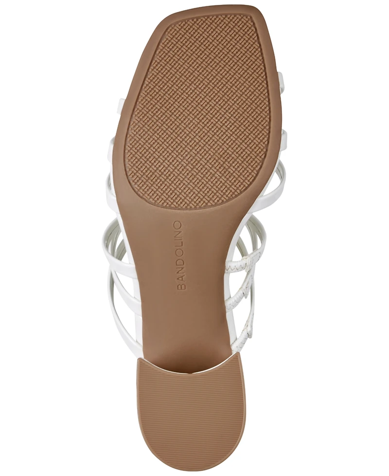 Bandolino Women's Mattien Strappy Bows Slip-On Dress Sandals