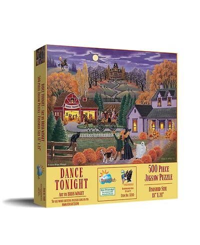 SunsOut Dance Tonight 500 piece Jigsaw Puzzle for Adults Halloween
