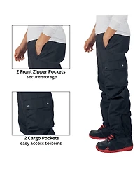Alpine Swiss Mens Snow Pants 10K Waterproof Insulated Snowboard & Ski