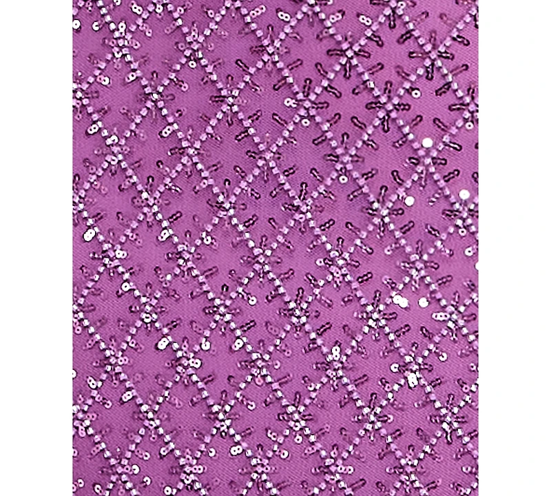 B Darlin Juniors' Criss Cross Patterned Sweetheart Gown