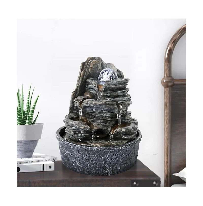 SunJet 9.8” Rockery Indoor Water Fountain