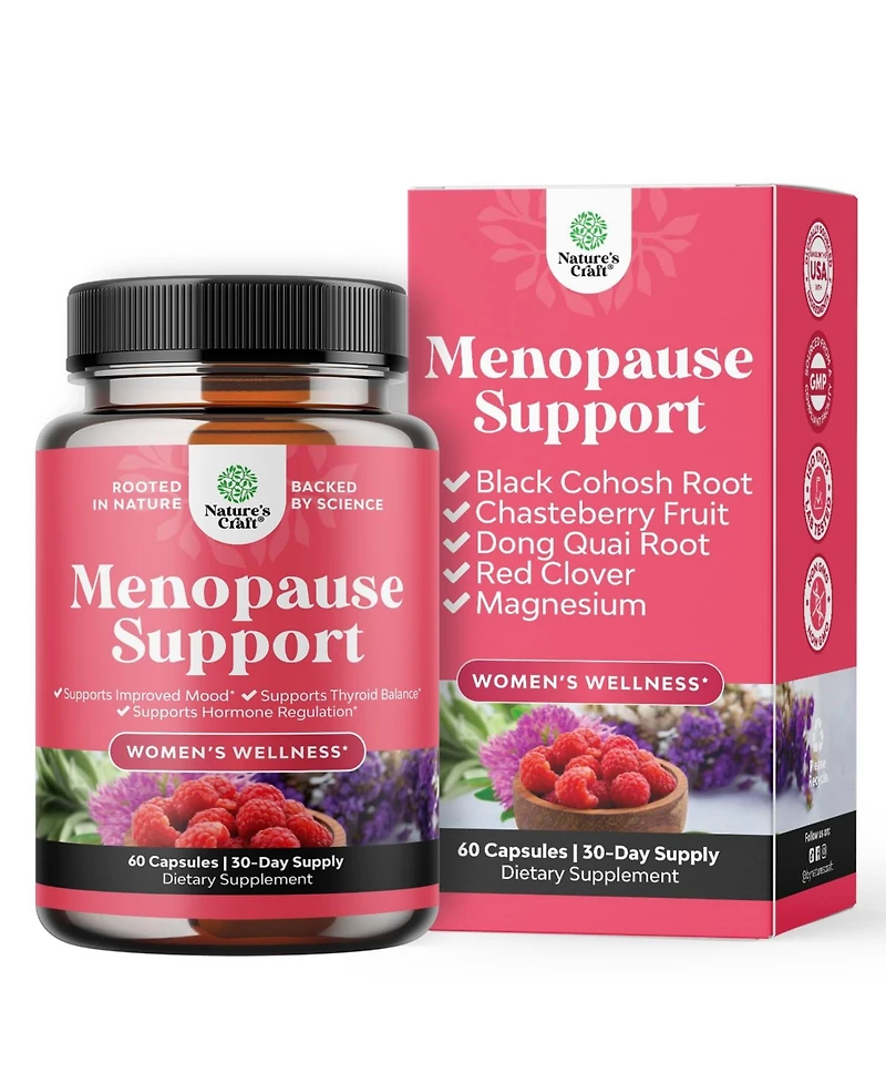 Women's Menopause Support Capsules, Nature's Craft, 60ct
