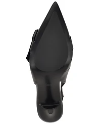 Guess Women's Prissie Buckle Grommet Pointed Toe Slingback Pumps
