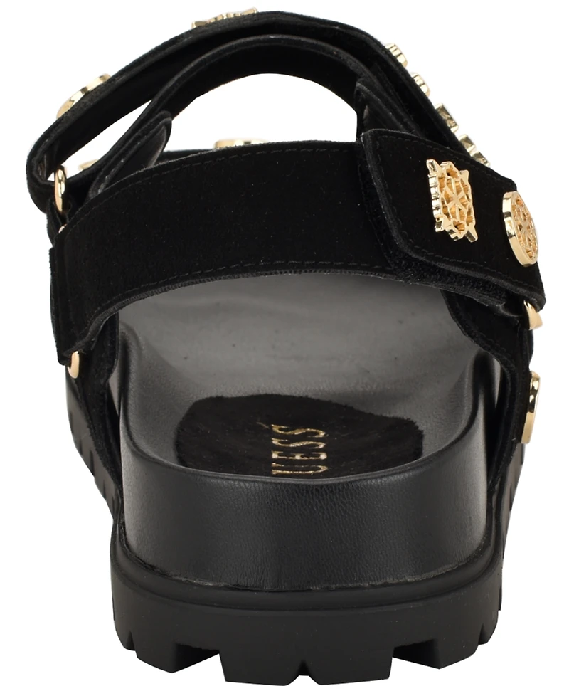 Guess Women's Florizy Lug Sole Footbed Sandal