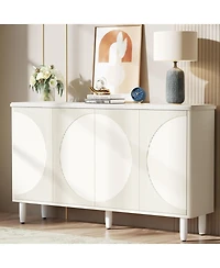 Tribesigns Buffet Cabinet Sideboard with Storage, 59.4-Inch