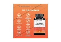 Vitauthority Turmeric Capsules with Bioperine Black Pepper, Antioxidant Support for Healthy Joints and Inflammation Relief, 60 ct