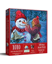 SunsOut Xoxo 500 piece Jigsaw Puzzle for Adults Christmas