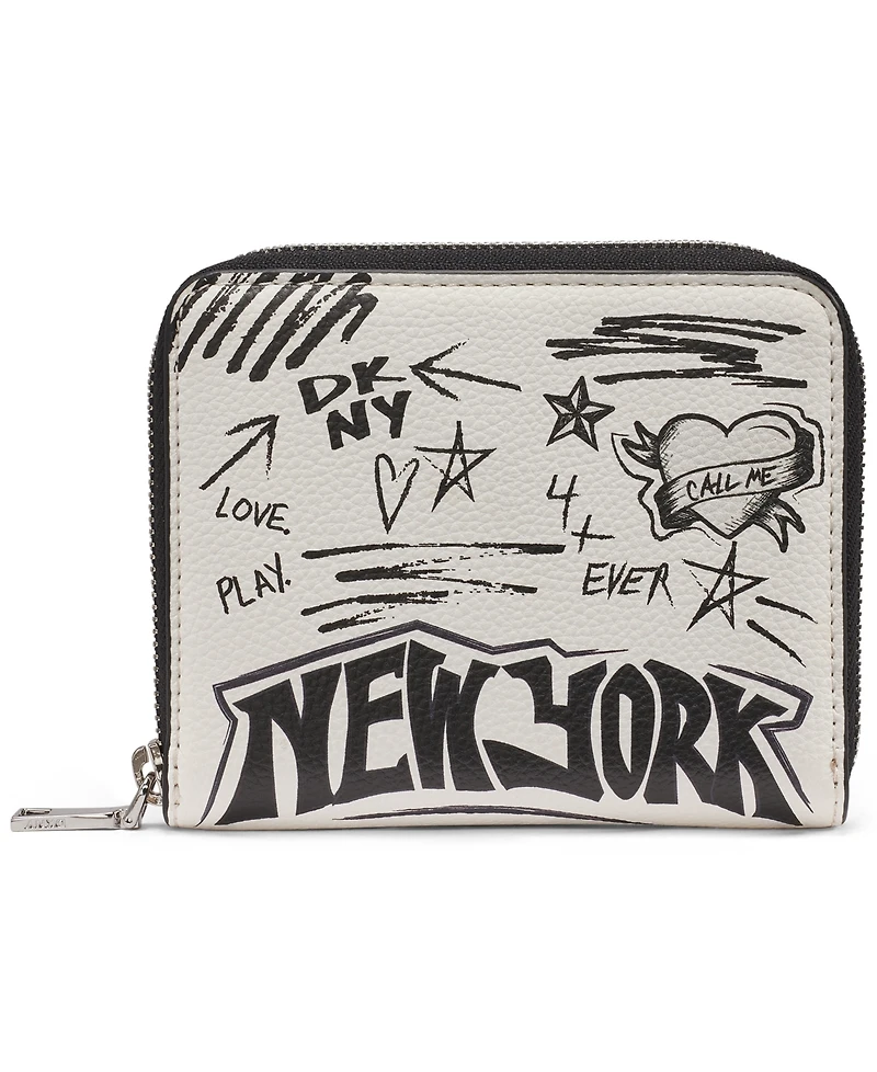 Dkny Women's Bryar Zipper Around Wallet