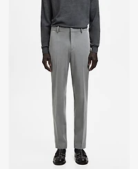 Mango Men's Stretch Fabric Super Slim-Fit Suit Pants