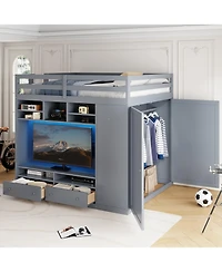 Streamdale Furniture Full size Loft Bed with