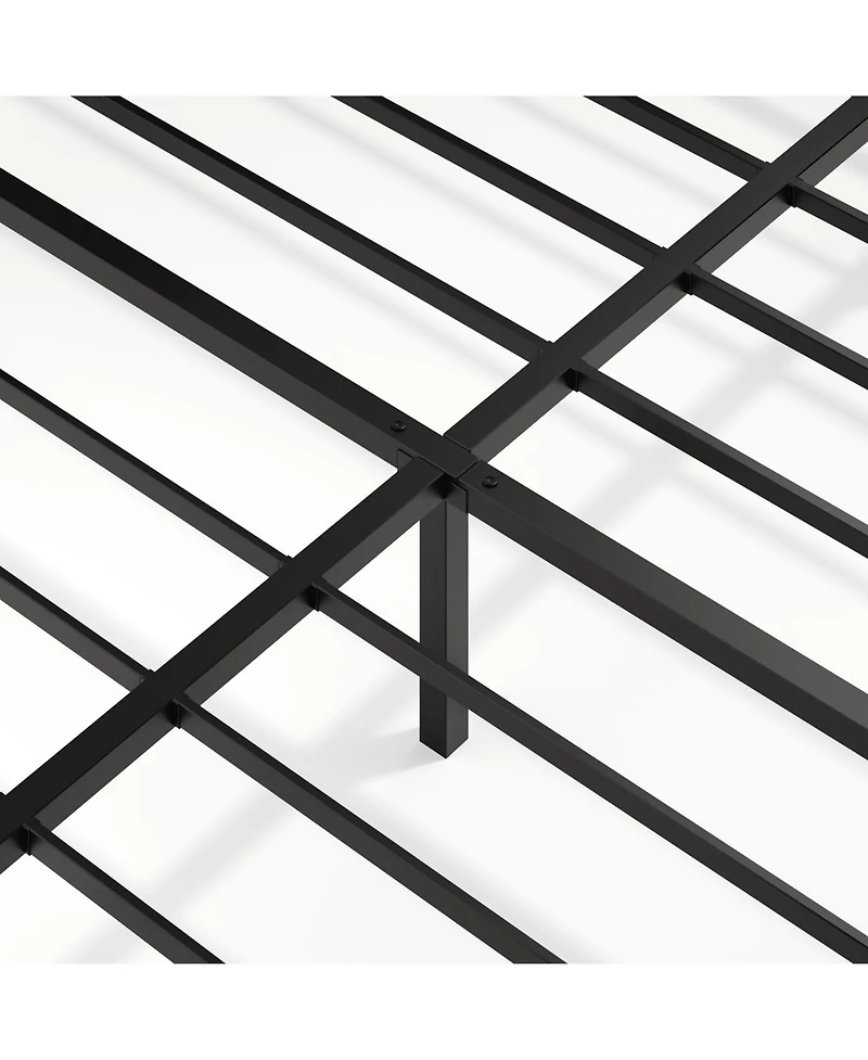 Streamdale Furniture Oak King Led Floating Bed Frame - Wave Texture, Metal Slats