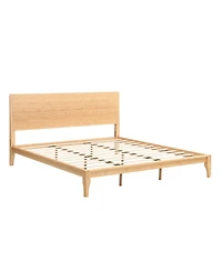 Streamdale King Bamboo Platform Bed - No Box Spring Needed
