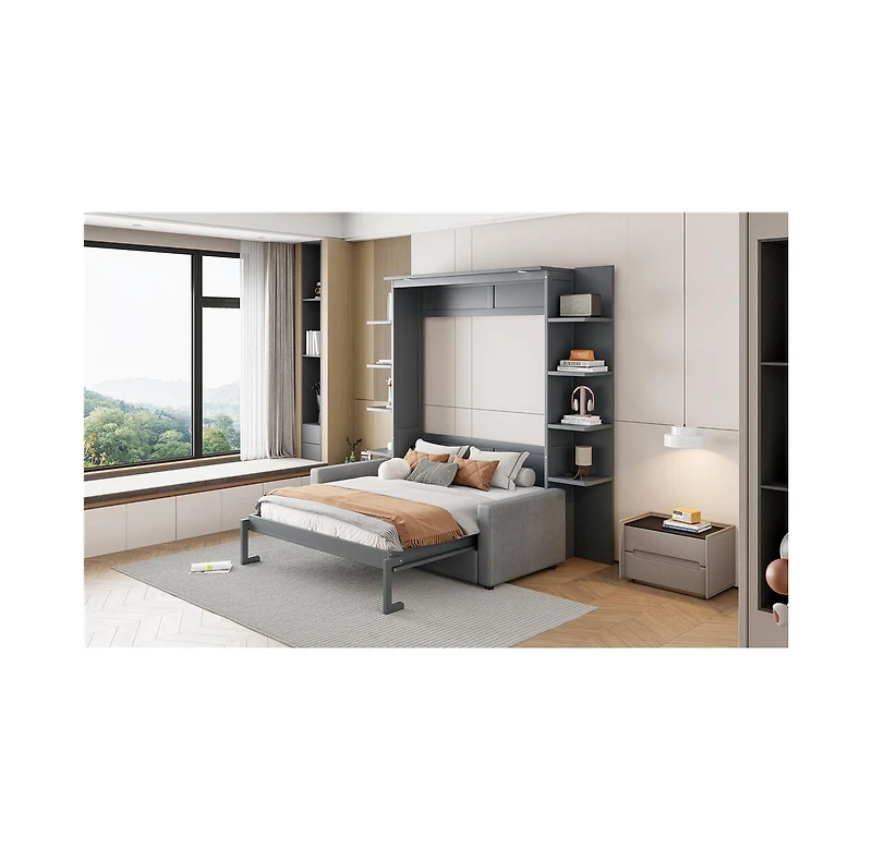 Streamdale Furniture Murphy Bed Wall Bed with Sofa