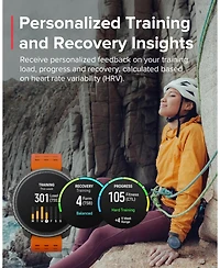 Suunto Vertical Steel Solar Gps Sports Watch with Sapphire Touchscreen, Heart Rate and Sleep Tracker - Canyon