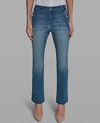 Karl Lagerfeld Paris Women's Sailor Flare Jeans