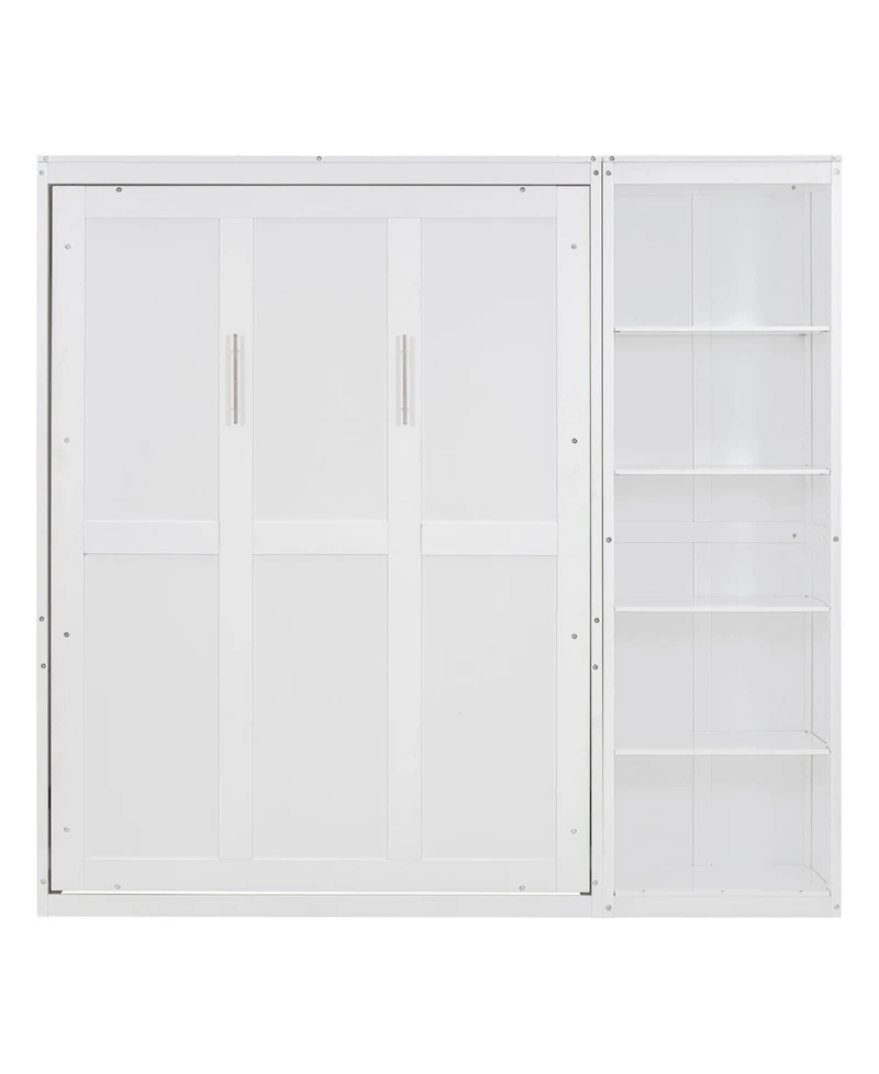 Streamdale Furniture Streamdale Full Size Murphy Bed Wall Bed with Shelves