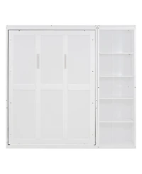 Streamdale Furniture Streamdale Full Size Murphy Bed Wall Bed with Shelves