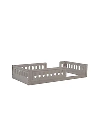 Streamdale Furniture Twin Platform Bed with Guardrail (Natural)