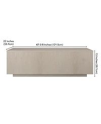 Hudson & Canal Paxton 48" Wide Rectangular Coffee Table