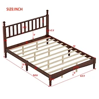 Streamdale Furniture Wood Platform Bed