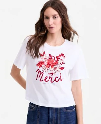 On 34th Womens Merci Embroidered Graphic T Shirt Macys Exclusive