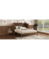 Streamdale Furniture Queen Murphy Bed - Walnut
