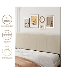 Streamdale Furniture King Bed Frame Bandaged Headboard