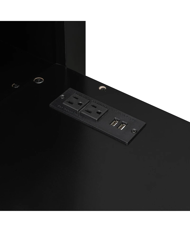 Streamdale Furniture Loft Bed with Desk, Wardrobe & Rgb Led