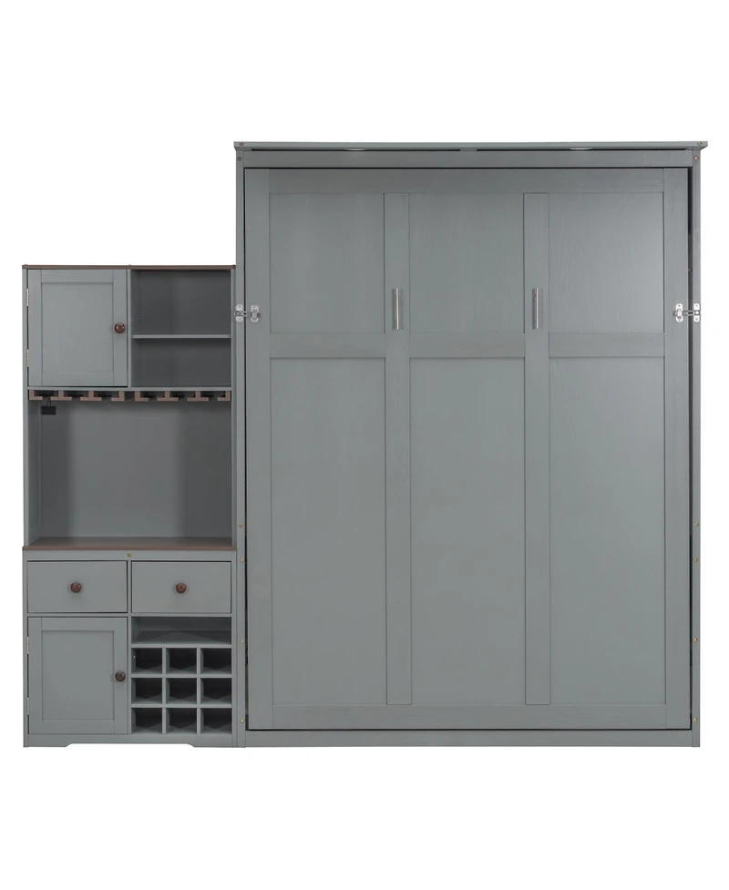 Streamdale Furniture Queen Murphy Bed with Storage