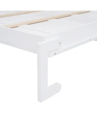 Streamdale Furniture Queen Size Murphy Bed Wall Bed with Top Shelves & Usb