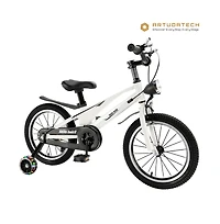 Artudatech 16-Inch Lightweight Kids Bike with Magnesium Alloy Frame, Training Wheels & Dual Brakes