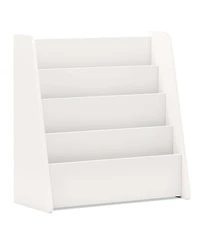 Costway 4-tier Kids Wooden Bookshelf Toddlers Book Rack with Deep Shelves