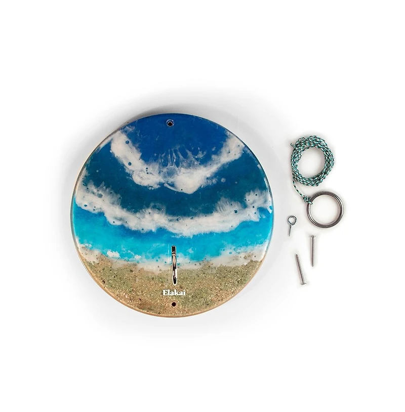 Elakai Hook and Ring Toss Game with Resin and Epoxy Finish | The Beach Hook and Ring Game