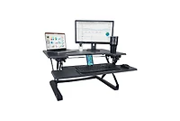 Victor High Rise Height Adjustable Sit-Stand Workstation, 36" Wide