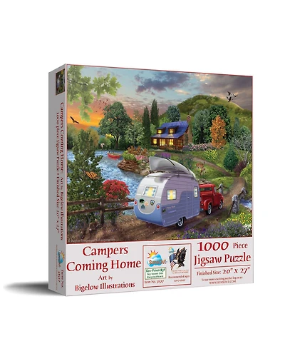 SunsOut Campers Coming Home 1000 piece Jigsaw Puzzle for Adults