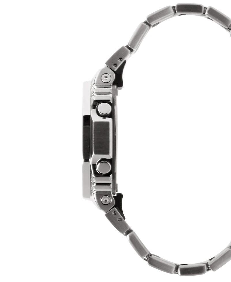 G-Shock Men's Japanese Quartz Silver-Tone Stainless Steel Watch, 44.4mm