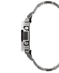 G-Shock Men's Japanese Quartz Silver-Tone Stainless Steel Watch, 44.4mm