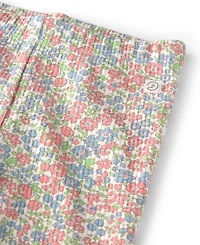 Little Planet By Carters Baby Girls' Organic Cotton Spring Floral Rib Leggings, 2-Pack Set