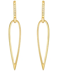 Le Vian Chocolate Ombre Diamond (0.22 ct. t.w.) & Vanilla Diamond (0.04 ct. t.w.) Drop Earrings in 14k Honey Gold