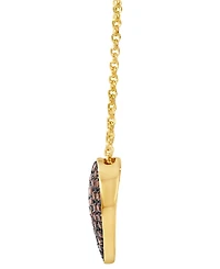 Le Vian Chocolate Ombre Diamond Pendant Necklace (1 ct. t.w.) in 14k Honey Gold
