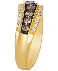 Le Vian Chocolate Diamond (0.87 ct. t.w.) & Vanilla Diamond (0.32 ct. t.w.) Ring in 14k Honey Gold