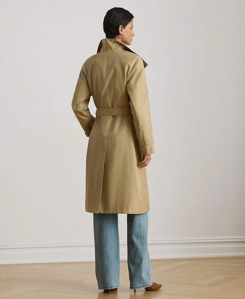 Lauren Ralph Women's Single Breasted Belted Trench Coat