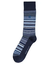 Perry Ellis Portfolio Men's Striped Crew Socks