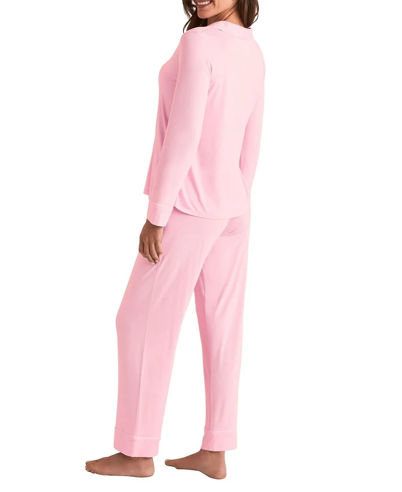Adore Me Women's Matilda Long Sleeve Top & Pants Pajama Set