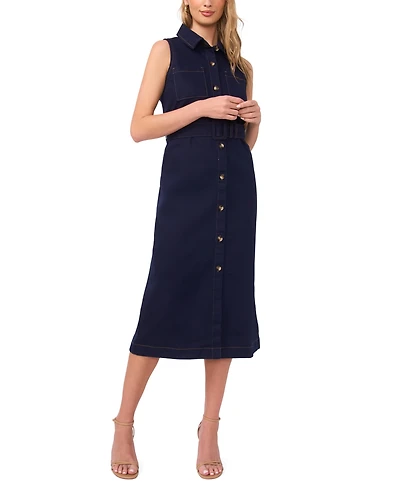 Vince Camuto Women's Collared Neck Dress